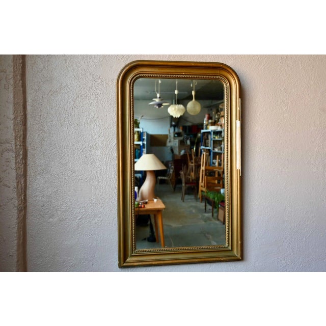 Gold Louis Philippe Gilt Mirror For Sale - Image 8 of 17