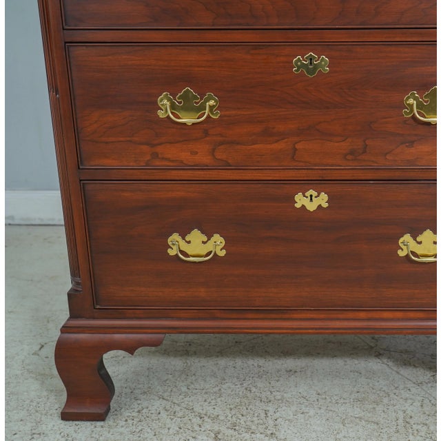 Wood Henkel Harris Cherry No.175 New Market Chest For Sale - Image 7 of 12