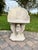 Great item for your garden. Shell shaped back and seat. The pedestal base has sculpted figures that look like griffins or...