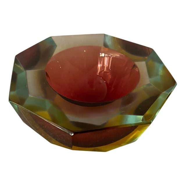 Vintage Vide Poche in Glass, 1960s For Sale