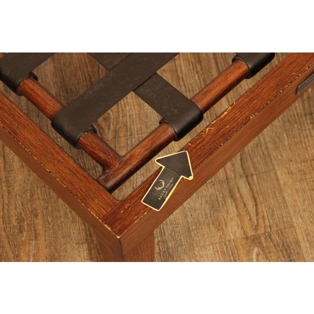 Tommy Bahama Early 21st Century Tommy Bahama Outdoor Patio Faux Wood Ottoman For Sale - Image 4 of 12