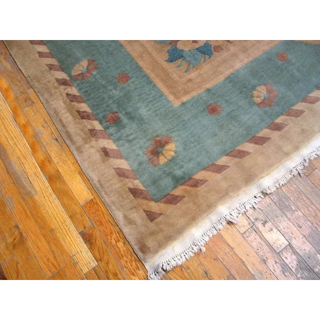 1920s 1920s Chinese Art Deco Carpet For Sale - Image 5 of 6