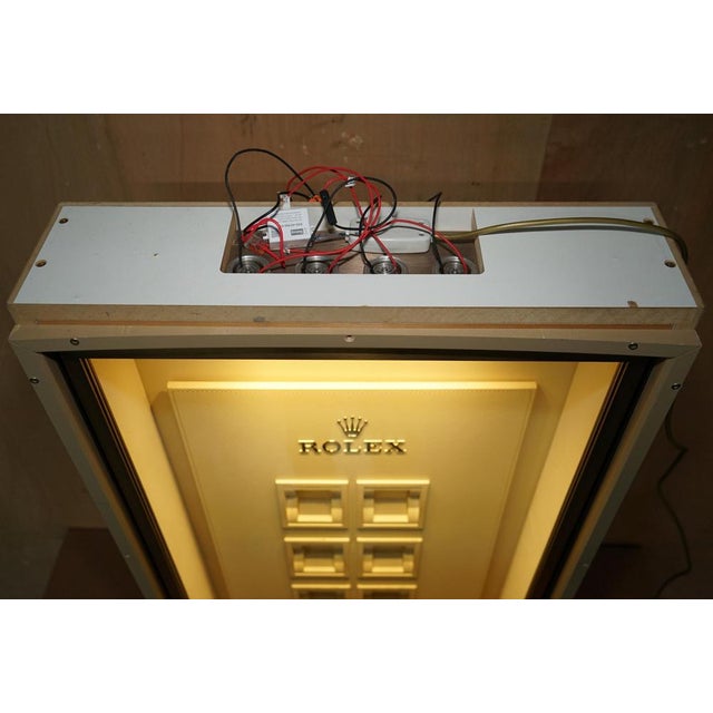 Rolex Authorised Dealers Bullet Proof Glass Display Cabinets For Sale - Image 10 of 18