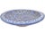 Late 19th Century Late 19th Century Moroccan Blue Calligraphy-Patterned Chiseled Ceramic Plate For Sale - Image 5 of 10