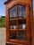Brown Glass Corner Display Cabinet, 1980s For Sale - Image 8 of 18