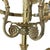 Metal Empire Candelabra in Gilded Bronze, Set of 2 For Sale - Image 7 of 12