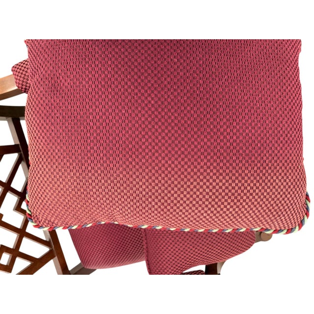 Red Late 20th Century Oversized Red Armchair For Sale - Image 8 of 8