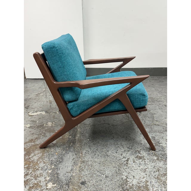 Joybird Soto Armchair, Lucky Turquoise For Sale In San Francisco - Image 6 of 12