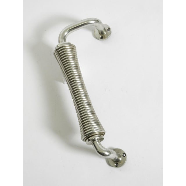 Mid-Century Modern Large Door Handles in Aluminum, 1960s, Set of 4 For Sale - Image 3 of 18