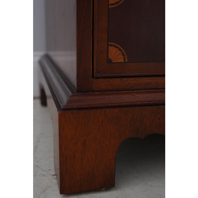 Hekman Flame Mahogany Secretary Desk For Sale - Image 11 of 18