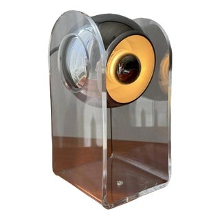 Vintage Space Age Table Lamp by Gino Sarfatti, 1970s For Sale