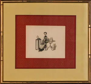 Chinese Lady Seated at Table