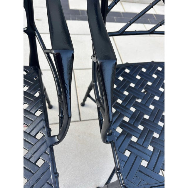 Professionally Restored Calcutta Patio Chairs by Brown Jordan- Set of 4 For Sale - Image 10 of 11