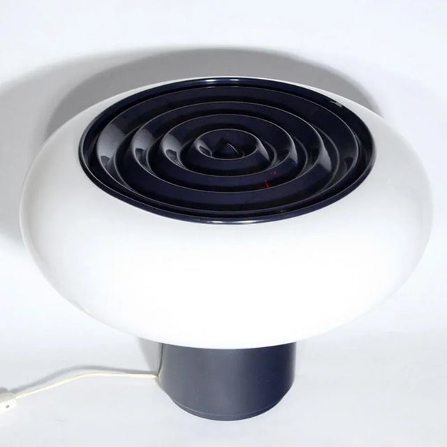 Black and White Table Lamp from Stilnovo, 1960s For Sale - Image 3 of 4