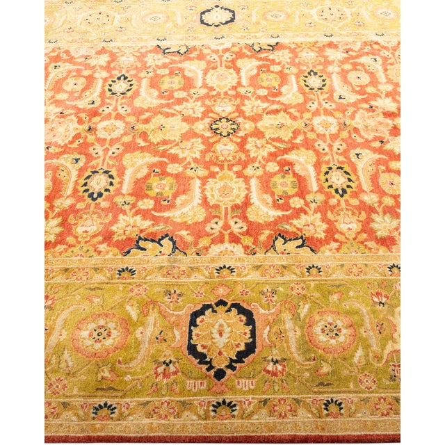 Solo Rugs Mogul, One-of-a-Kind Hand-Knotted Area Rug - Orange, 6' 1" x 9' 0" For Sale - Image 4 of 8