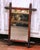 Decorate a powder room or hallway with this elegant antique wall mirror, crafted in France circa 1920. The petite mirror...