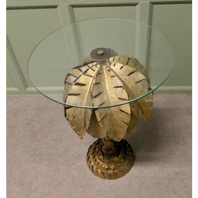 1970s French Palm Tree Table, 1970 For Sale - Image 5 of 8