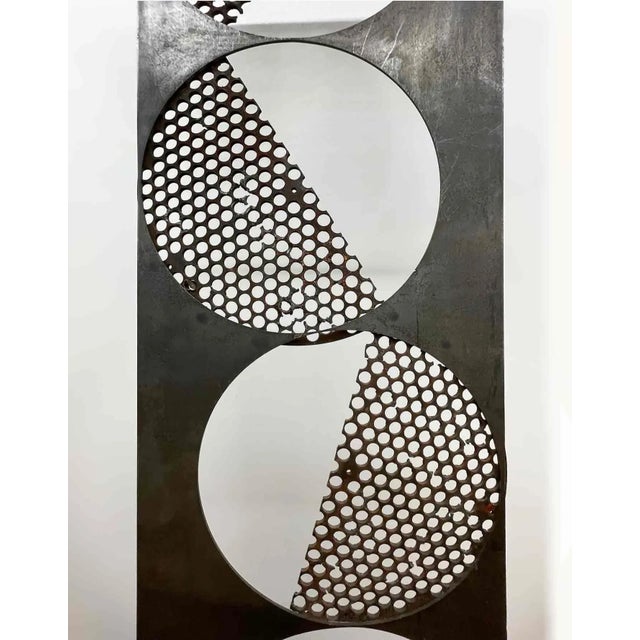 Sculpture Vintage Steel and Iron For Sale - Image 4 of 6