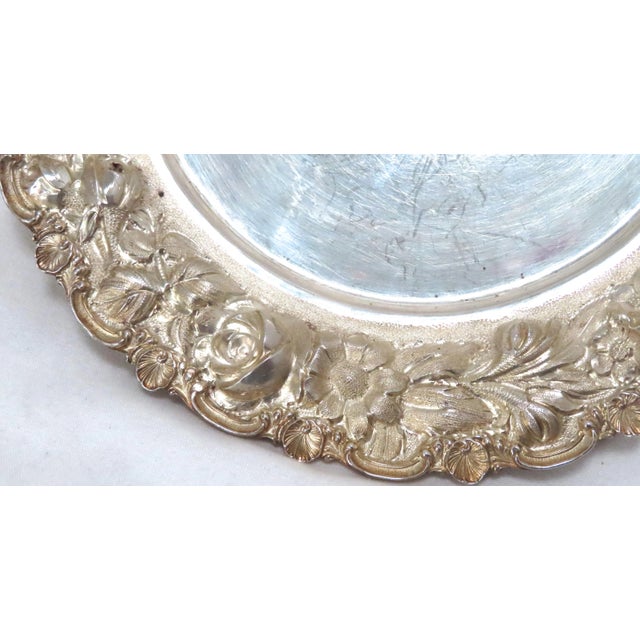 Fine Hand Made 1911 Antique Sterling Silver Champagne & Wine Bottle Coaster by Stieff For Sale In Boston - Image 6 of 13