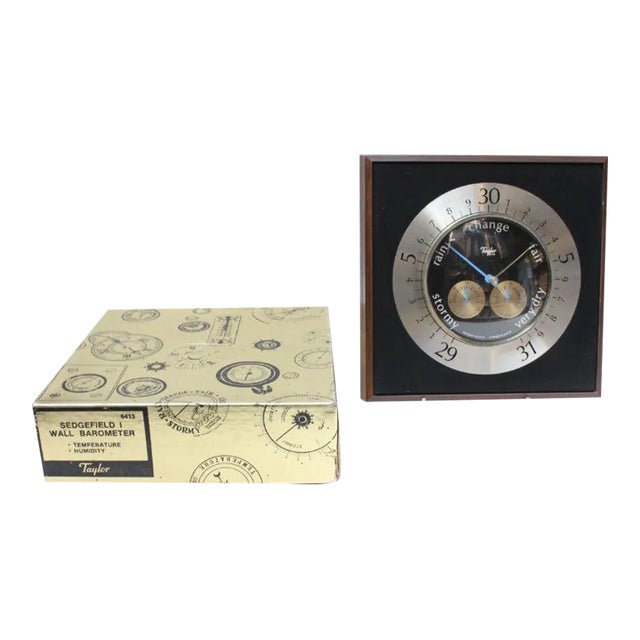 Vintage "Sedgefield I" Weather Station Barometer by Taylor For Sale
