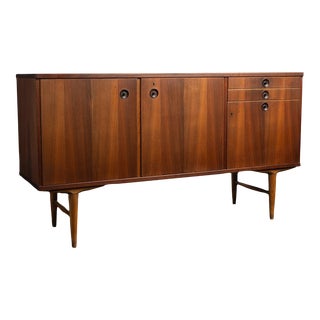 1950s Teak & Rosewood Credenza Sideboard Made in Sweden For Sale