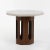 Harvey Probber Terrazzo Travertine Stone Walnut Side Tables Octagon Mid Century - a Pair For Sale In Philadelphia - Image 6 of 12