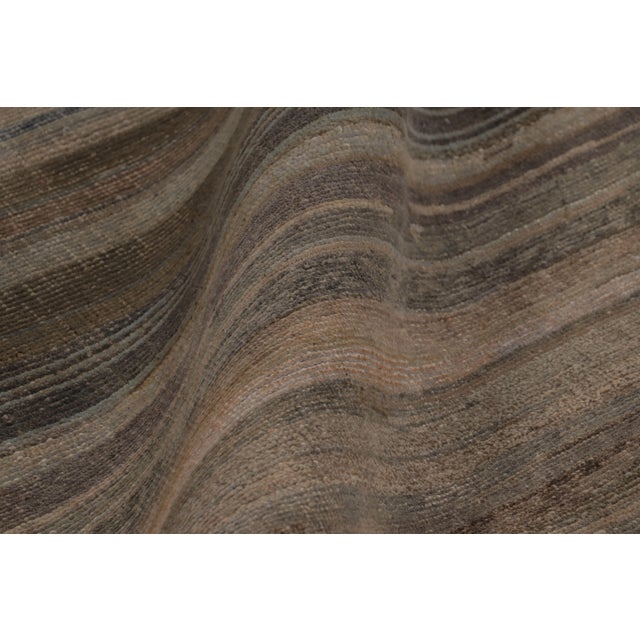 Textile Rug & Kilim’s Modern Textural Rug, Beige and Gray Tone-on-Tone Neutrals For Sale - Image 7 of 8