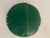 Green Moroccan Leather Pouf Cover For Sale - Image 4 of 10