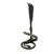 1990s Hand Wrought Iron Calla Lily Candle Holder in the Style of Jack Brubaker For Sale - Image 5 of 10