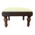 Antique-Style Upholstered Footstool Charming and timeless, this small wooden footstool features beautifully turned legs...