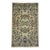 1970s Vintage Handmade Wool Cotton Beige Area Rug For Sale