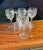 Lady Anne Style Water Goblets by Gorham , offering Six Water Goblets in Crystal .