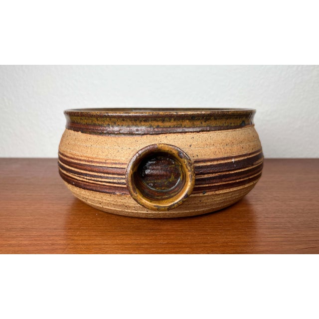 Mid-Century Modern Danish Studio Pottery Bowl by Tue Poulsen for Tue Keramik, 1960s For Sale - Image 15 of 18