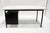 1970s Writing Desk in Black Stained Oak with White Lacquered Top by Herbert Hirche for Christian Holzäpfel KG, Germany, 1960s For Sale - Image 5 of 18