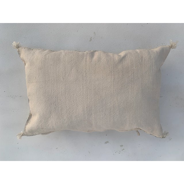 Contemporary White Mizwad Silk Sabra Pillows Covers- a Pair For Sale - Image 4 of 11