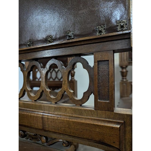 Renaissance Chairs in Solid Walnut, Set of 8 For Sale - Image 14 of 15