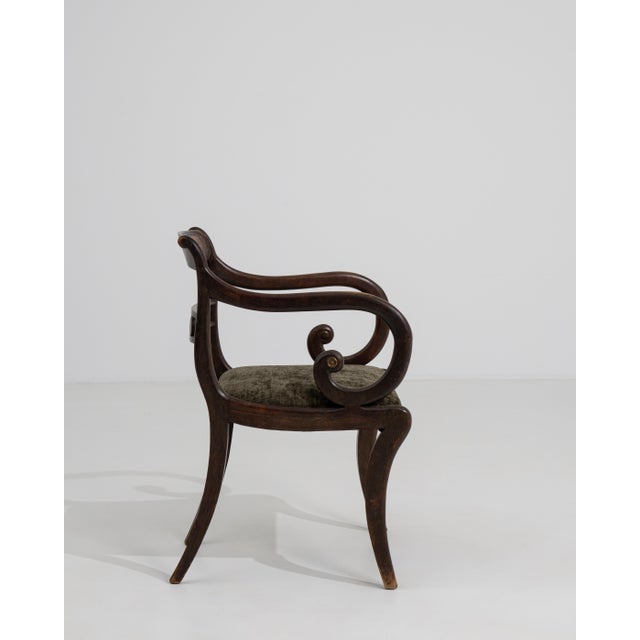 19th Century Regency Sabre-Leg Armchair For Sale - Image 11 of 17