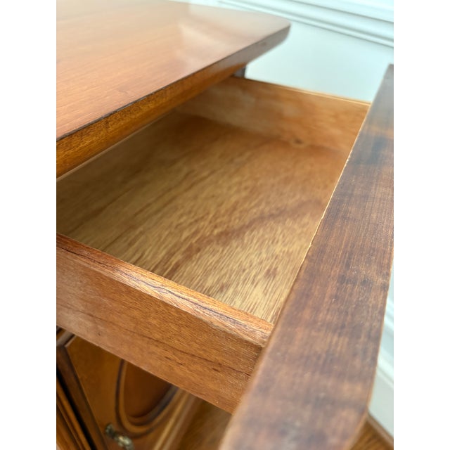 Lexington French Provincial Cherry Nightstand Chez Michelle For Sale - Image 9 of 12