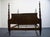 Wood Hickory Chair Mahogany Traditional Style King Size Twist-Turned Four Poster Bed W. Pineapple Accents For Sale - Image 7 of 8