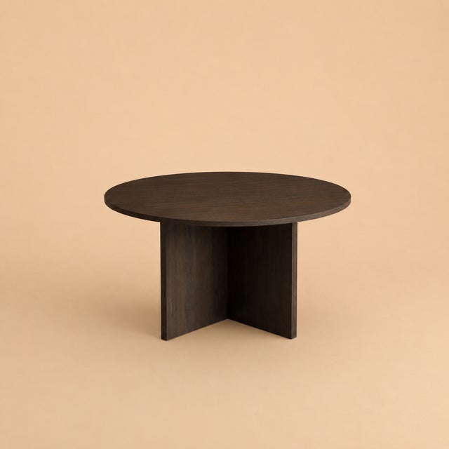 The Hakata is a smoked oak dining table, a table scaled for a room and its company worked entirely from solid European...