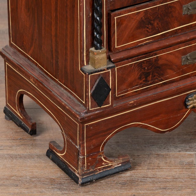 ​​​​​​​Late 18th Century Danish Pine Small Chest of Drawers, Possible Jewelry Chest For Sale - Image 10 of 12