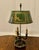 Forest Green Antique French Silver Plated Triple Bouillotte Desk Lamp, 1890s For Sale - Image 8 of 8