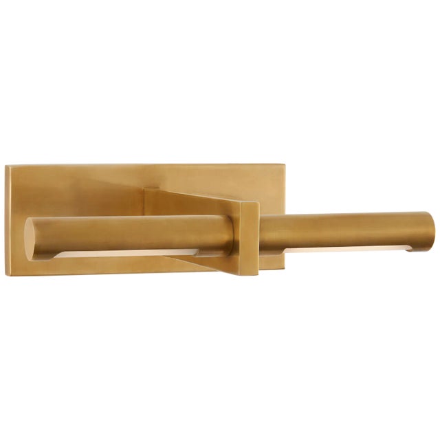 Axis 10" Picture Light in Antique-Burnished Brass Designer: Kelly Wearstler Height: 3" Extension: 8" Backplate: 3" x 8"...