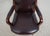 Animal Skin Maitland Smith Leather Office Chair Model 1015 For Sale - Image 7 of 12