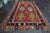1970s Vintage Handmade Wool Cotton Red Kilim Runner Rug For Sale In San Francisco - Image 6 of 11