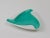 Mid-Century Modern Turquoise Porcelaine Ashtray from Augarten, Vienna, Austria, 1950s For Sale - Image 3 of 10