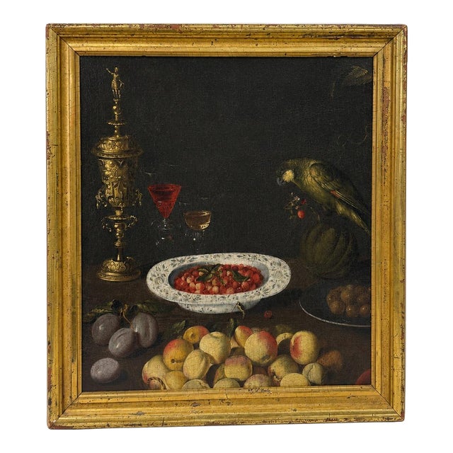 17th C, Flemish or Dutch School Pronk Still Life Old Master For Sale