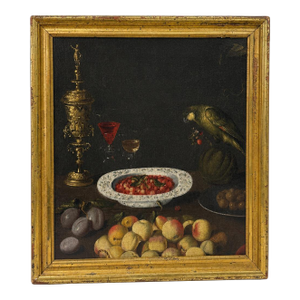 17th C, Flemish or Dutch School Pronk Still Life Old Master