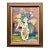 David Burliuk - Vibrant Floral Still Life in Vase– 1950s Oil Painting For Sale