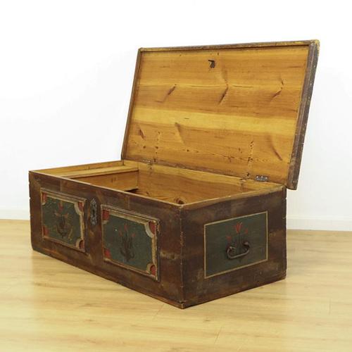 Folk Art Bridal Box For Sale - Image 9 of 12